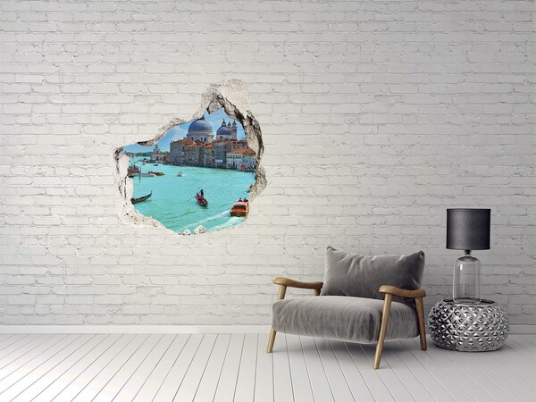 Hole in the wall sticker Venice Italy