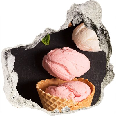 Hole in the wall sticker Hole in the Wall Ice Cream Feast