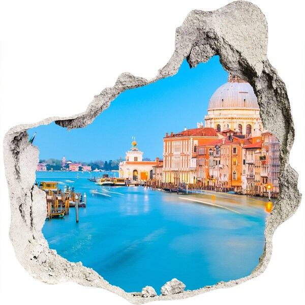 Hole in the wall sticker Venice Italy