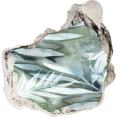 Hole wall sticker A green oasis in a hole in the wall