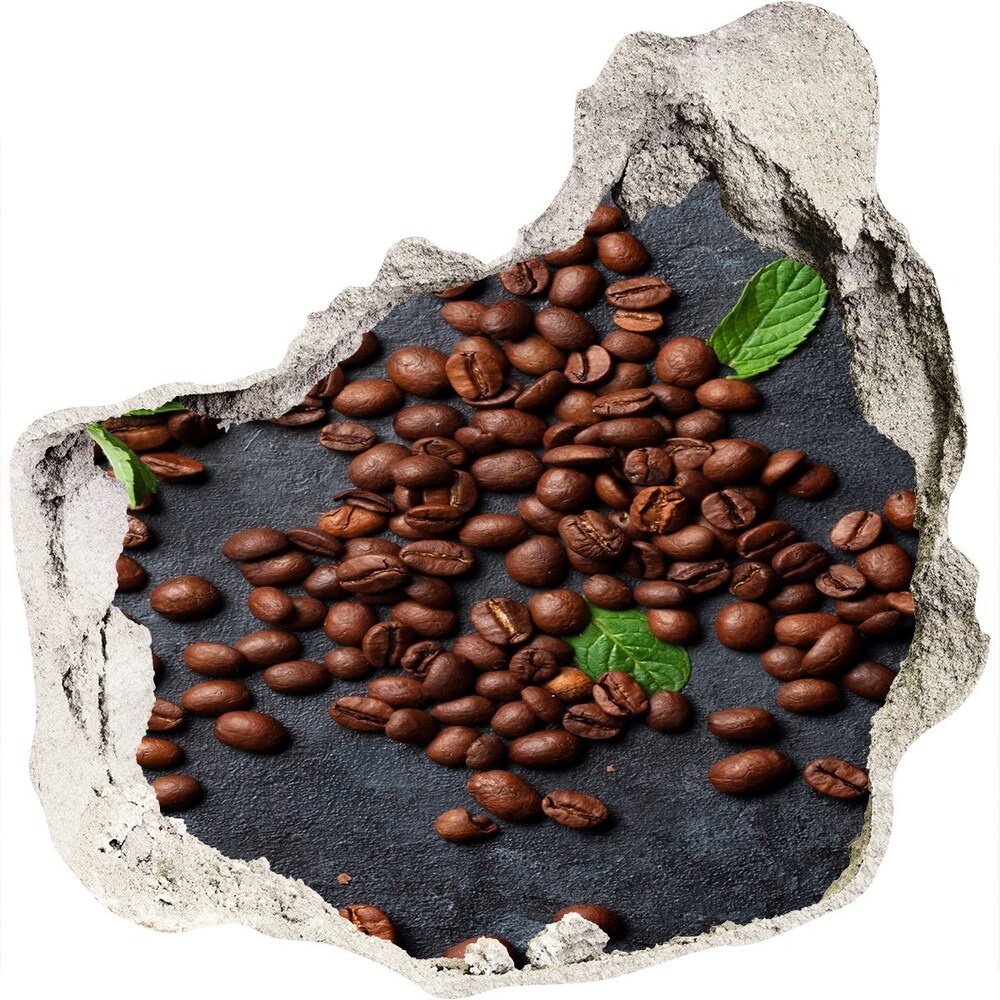 3D wall hole Coffee beans