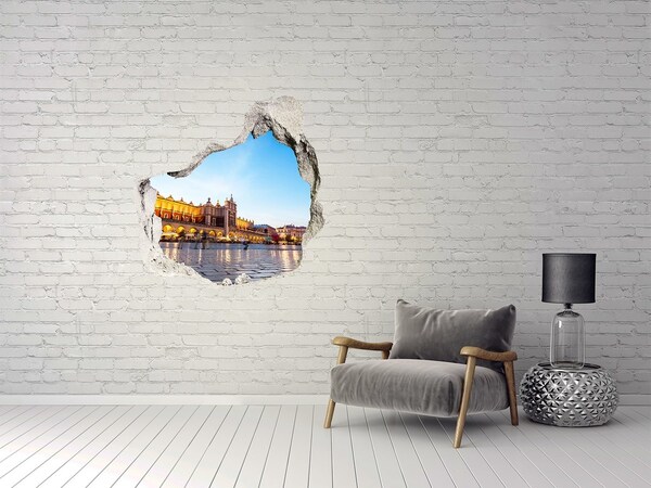 3D wall hole Cracow Poland