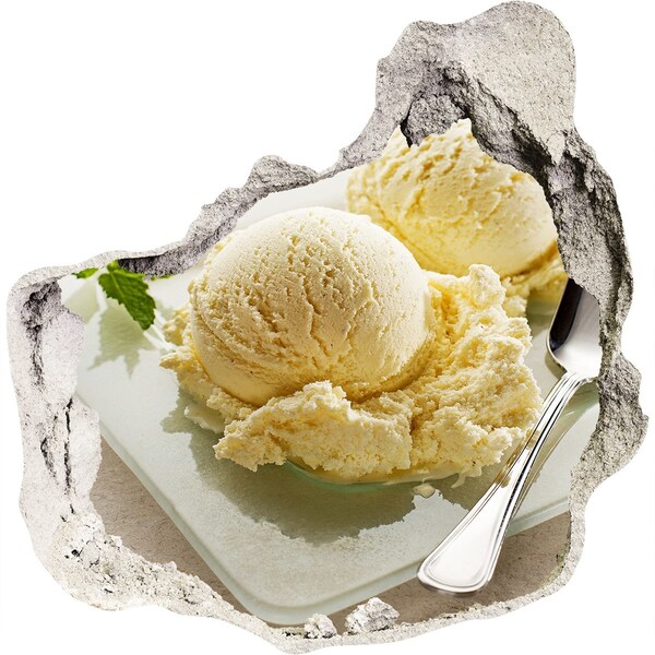 Hole wall sticker Ice paradise