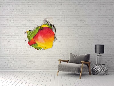 Hole wall sticker Juicy Mango in the Wall Hole