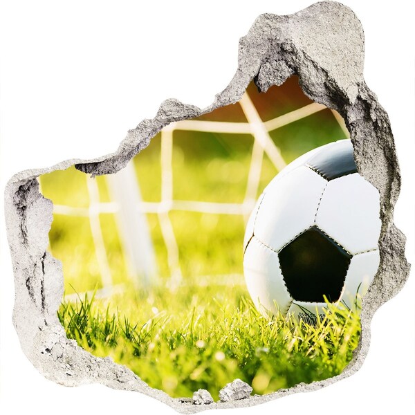 Hole in the wall decal Goal on the pitch