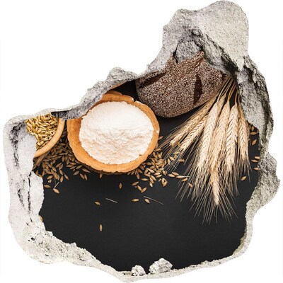 Hole in the wall decal A kitchen full of ingredients