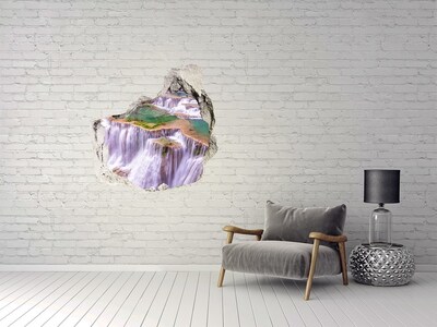 Hole wall sticker Waterfalls in Paradise