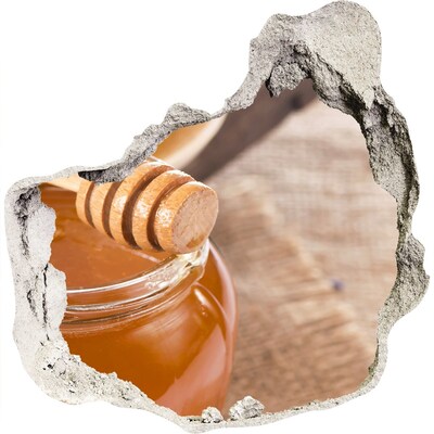 Hole wall sticker Honey straight from the hive