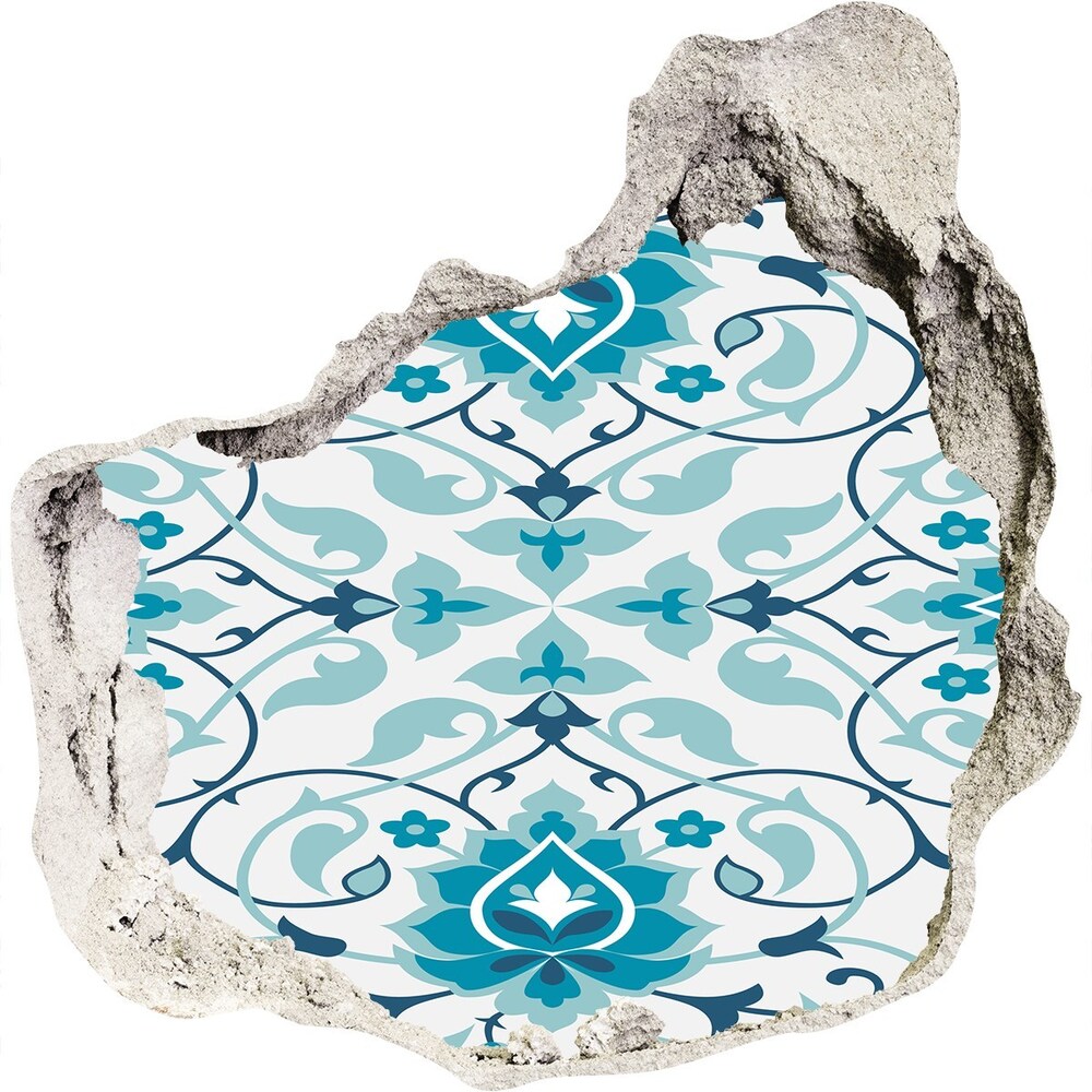 Hole wall sticker Arab pattern