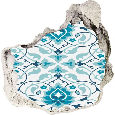 Hole wall sticker Arab pattern