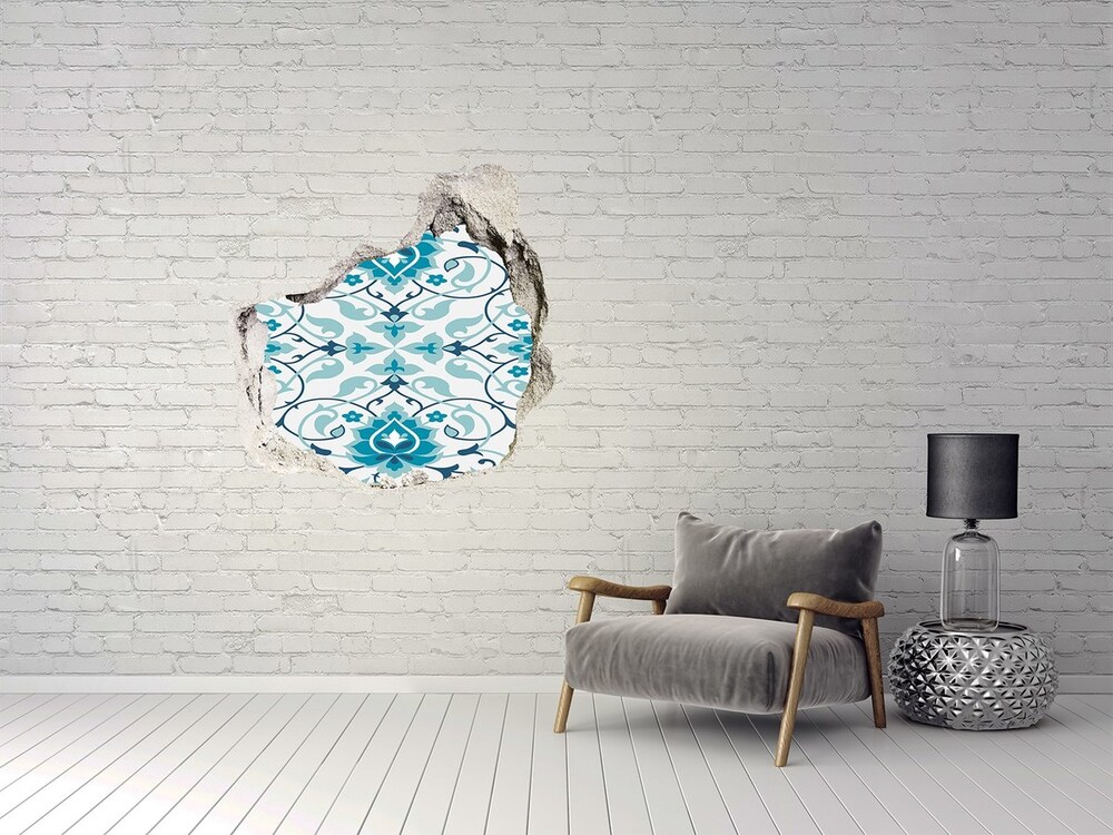 Hole wall sticker Arab pattern