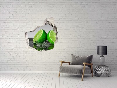 Hole wall sticker Lime