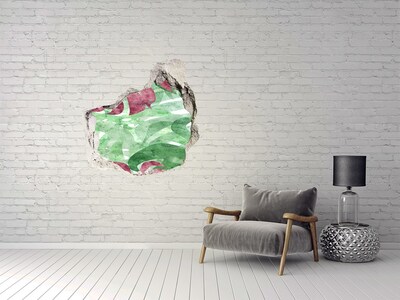 Hole in the wall sticker Tropical jungle