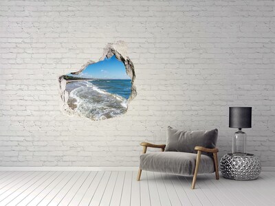 3D wall hole wallpaper Baltic Sea