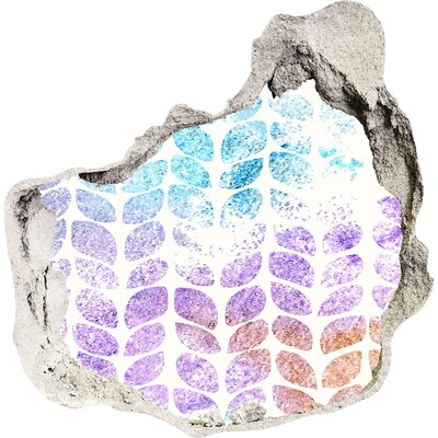 Hole wall sticker Hole in the Wall Floral Patterns