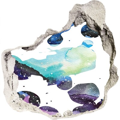 3D wall hole wallpaper Space Hole in the Wall