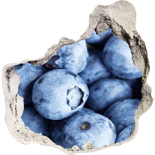 3D wall hole Berries in a concrete hole