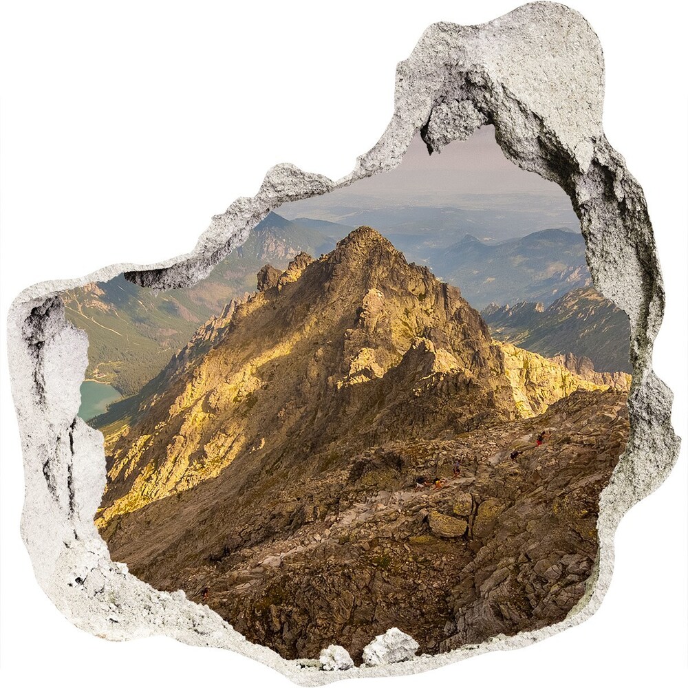 Hole wall sticker Morskie Oko Tatry