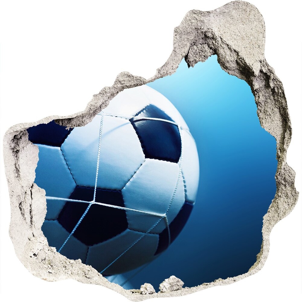 Hole in the wall sticker Ball in the goal