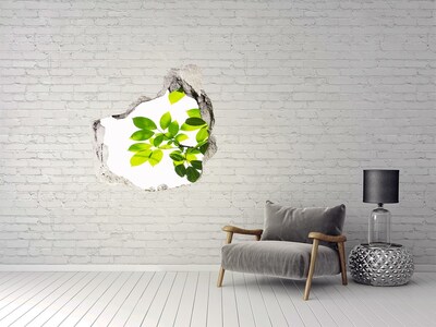 Hole wall sticker Leaves