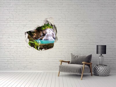 Hole in the wall decal Thailand waterfall