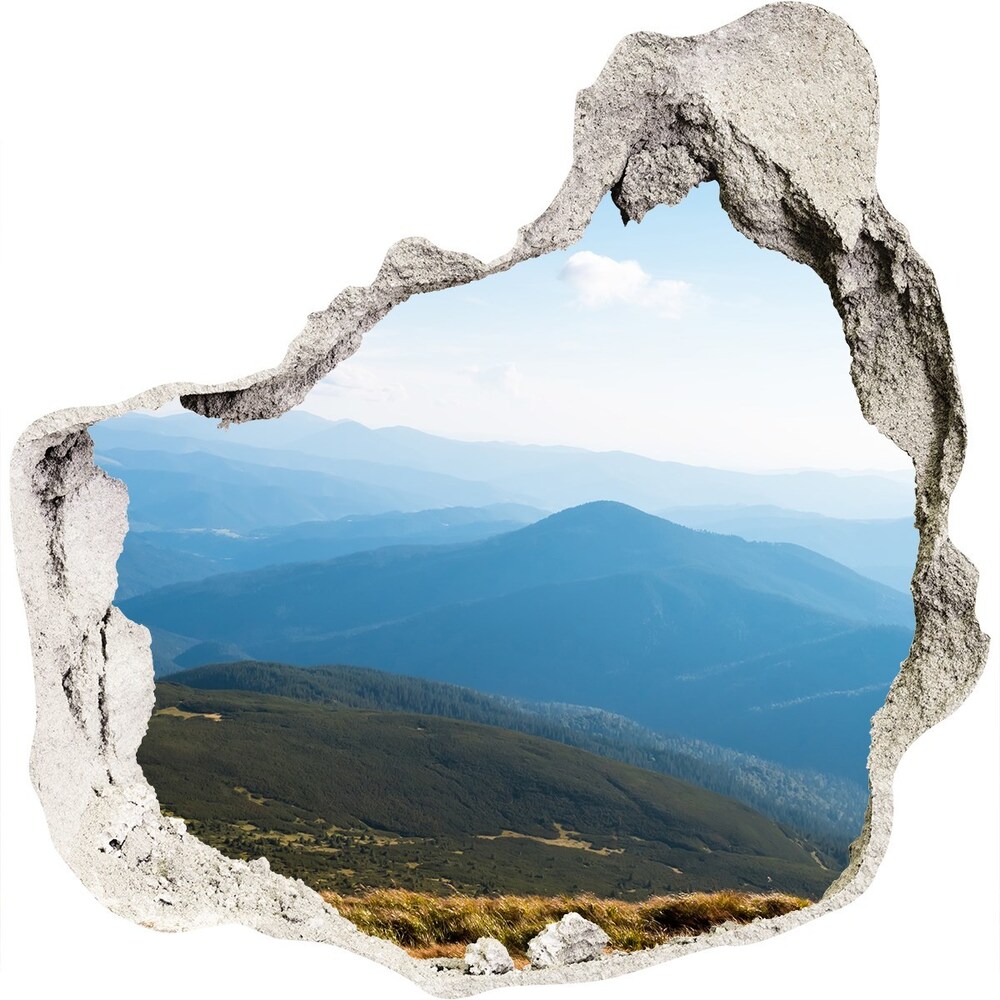 Hole in the wall decal Tatry National Park