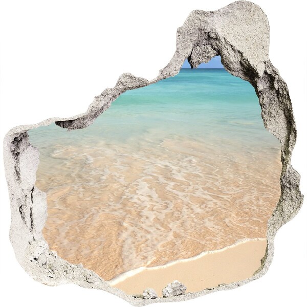 Hole in the wall sticker Paradise beach