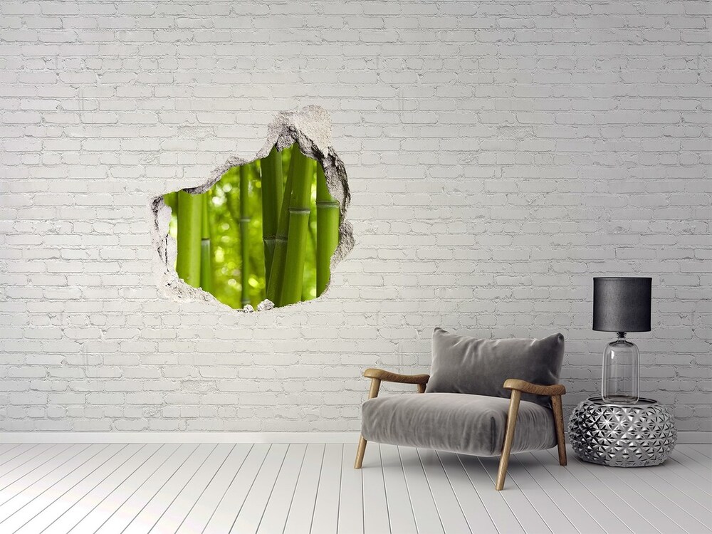 Hole wall sticker Bamboo