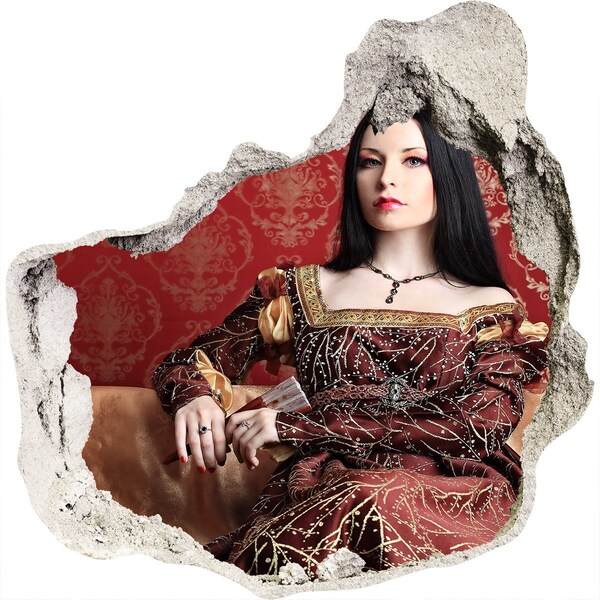 3D wall hole Princess in the Ruins