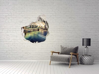 Hole wall sticker Manhattan New York