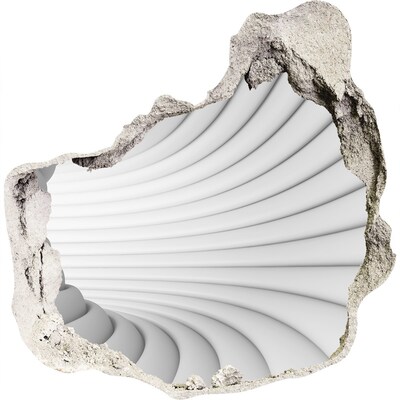 Hole wall sticker The illusion of 3D space