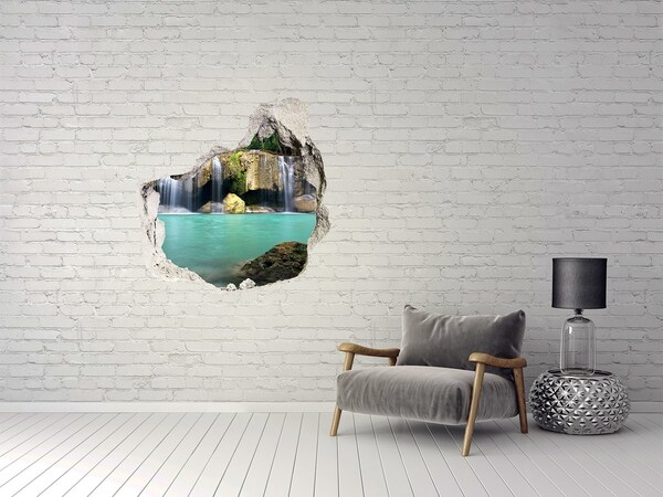 Hole in the wall sticker Waterfall