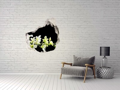 3D wall hole wallpaper A floral dream behind the wall