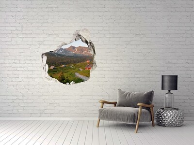 Hole wall sticker Glade in the Tatra Mountains