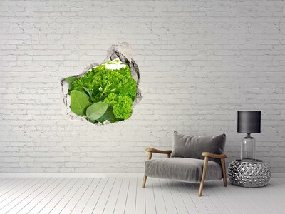 3D wall hole A green oasis in concrete
