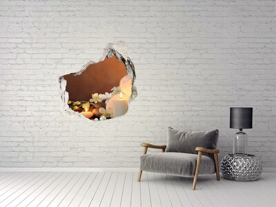 Hole in the wall decal Relax at the spa