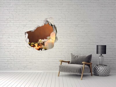 Hole in the wall decal Wellness