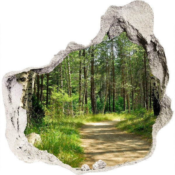 Hole in the wall decal Hole in the Wall Forest Path