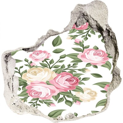 3D wall hole Hole in the Wall Flower Garden