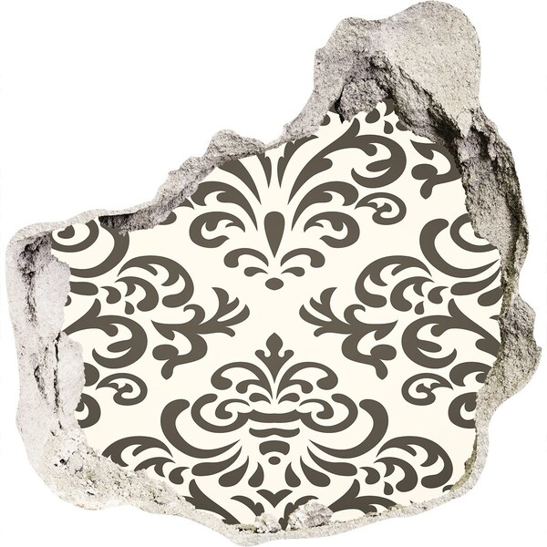 Hole in the wall decal An elegant pattern on the wall