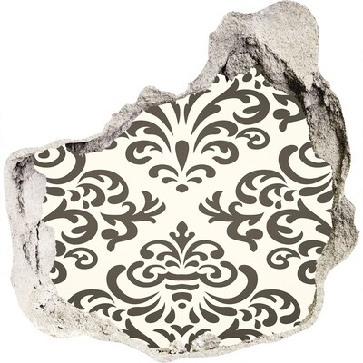 Hole in the wall decal An elegant pattern on the wall