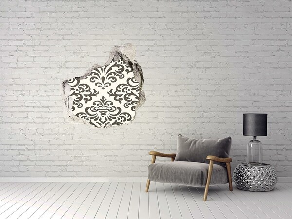 Hole in the wall decal An elegant pattern on the wall