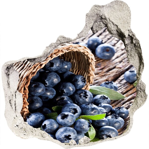 Hole wall sticker Berries in a basket