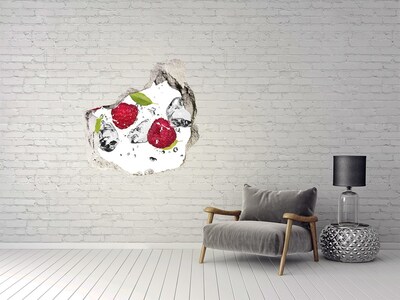 Hole in the wall decal Fruit paradise with ice