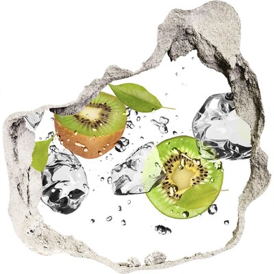 Hole in the wall sticker Fruit paradise with ice