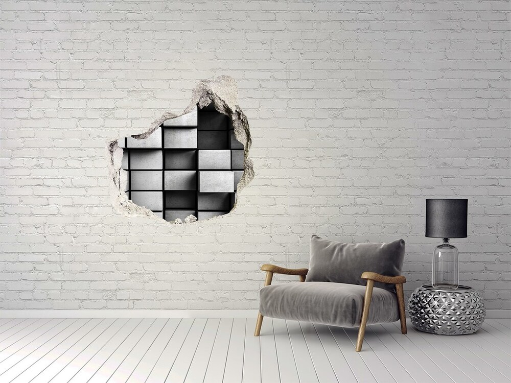 Hole in the wall decal Abstraction sticker