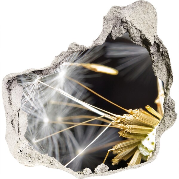 3D wall hole wallpaper Flower Dream Through a Hole in the Wall