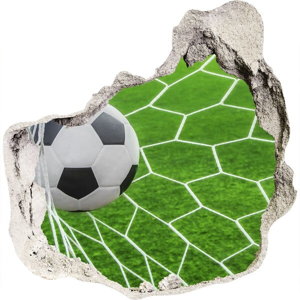 Hole in the wall decal Ball in the goal