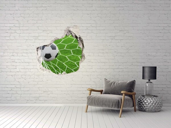 Hole in the wall decal Ball in the goal