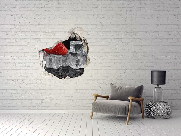 3D wall hole Fruity coolness in a summer style
